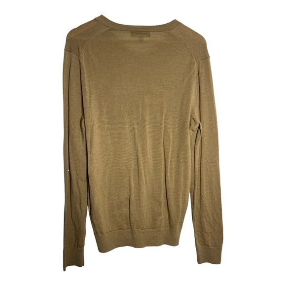 Banana Republic Men's V-Neck Sweater in Tan - Picture 3 of 6